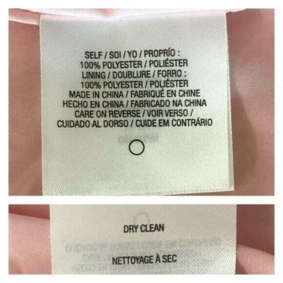 T Tahari Sleeveless Faux Wrap Bodice Seraphina Paradiseo Pink Chiffon Dress Sz S - Picture 8 of 9